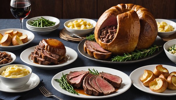 Master the art of tender roast beef and airy yorkshire pudding: your guide to culinary perfection